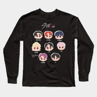 SKZ fanart Long Sleeve T-Shirt